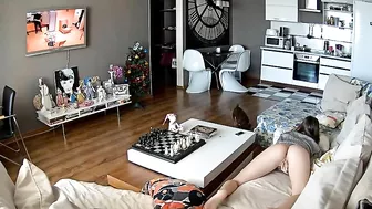 College Brunette Hidden Cam Orgasm