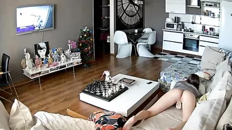 College Brunette Hidden Cam Orgasm