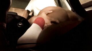 Ride My Cock with Shanny in the Car - Hidden Cam Amateur Ebony Fuck