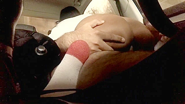 Ride My Cock with Shanny in the Car - Hidden Cam Amateur Ebony Fuck