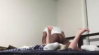 Amateur Cowgirl Rides Big Black Cock in Hidden Cam Orgy