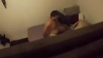 Petite Step Sis Hidden Cam Orgasm with Sugar Daddy