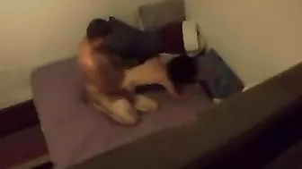 Petite Step Sis Hidden Cam Orgasm with Sugar Daddy