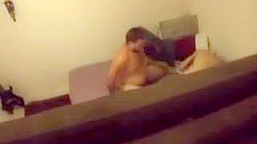 Petite Step Sis Hidden Cam Orgasm with Sugar Daddy