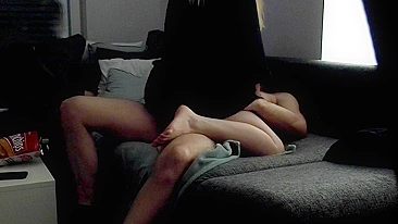 Blonde Cowgirl Rides Big Butt on Hidden Cam