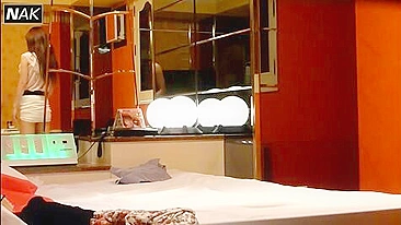 Spy on Me! Hidden Cam Porn with Petite Asian and Small Tits in Skirt