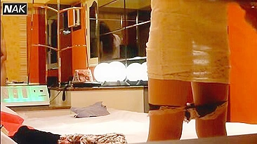 Spy on Me! Hidden Cam Porn with Petite Asian and Small Tits in Skirt