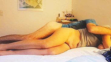 Wife Secret Sex Machine with Hidden Cam and Dick Massage