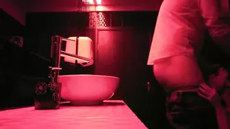 Exposed! Hidden Cam Catches College Sluts in Public Bathroom Doggy Sex