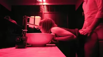 Exposed! Hidden Cam Catches College Sluts in Public Bathroom Doggy Sex