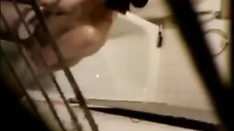 Brunette Babe Shaves & Gets Facial on Hidden Cam! Amateur Cumshot in Mouth