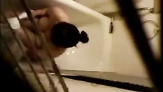 Brunette Babe Shaves & Gets Facial on Hidden Cam! Amateur Cumshot in Mouth