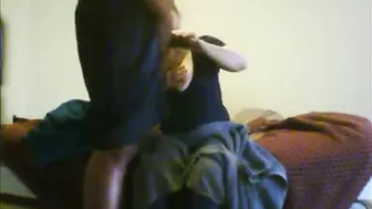 MILF Gives Black Neighbor a Handjob with Big Dick in Hidden Cam Amateur Video