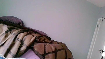 Spy on College Brunette Hidden Cam Orgasm