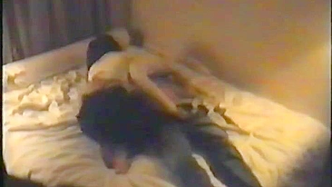 MILF Rides Cowgirl on Hidden Cam - Cheating Brunette Amateur Homemade Pt1