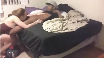 Interracial Booty Call with Hidden Cam and Big Black Cock