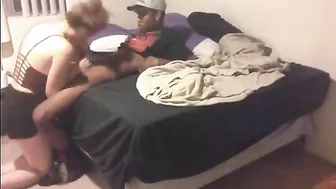 Interracial Booty Call with Hidden Cam and Big Black Cock