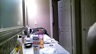 Spy on Busty BBW in Hairy Pussy Bathroom with Hidden Cam