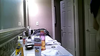 Spy on Busty BBW in Hairy Pussy Bathroom with Hidden Cam