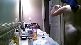 Spy on Busty BBW in Hairy Pussy Bathroom with Hidden Cam