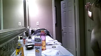 Spy on Busty BBW in Hairy Pussy Bathroom with Hidden Cam