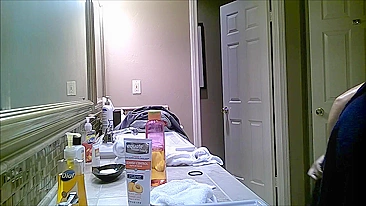 Spy on Busty BBW in Hairy Pussy Bathroom with Hidden Cam