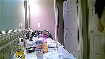 Spy on Busty BBW in Hairy Pussy Bathroom with Hidden Cam