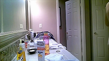 Spy on Busty BBW in Hairy Pussy Bathroom with Hidden Cam