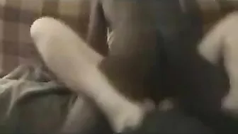 Chubby BBW Gets Fucked Hard by Big Black Cock in Hidden Cam Amateur Interracial Porn