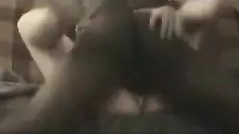 Chubby BBW Gets Fucked Hard by Big Black Cock in Hidden Cam Amateur Interracial Porn