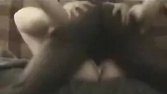 Chubby BBW Gets Fucked Hard by Big Black Cock in Hidden Cam Amateur Interracial Porn