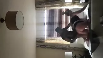 Spy on Loud Slut Amateur Sex with BBC & Big Black Cock