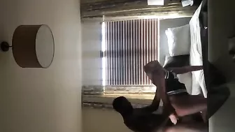 Spy on Loud Slut Amateur Sex with BBC & Big Black Cock