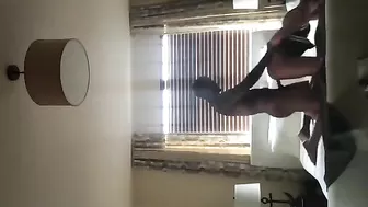 Spy on Loud Slut Amateur Sex with BBC & Big Black Cock