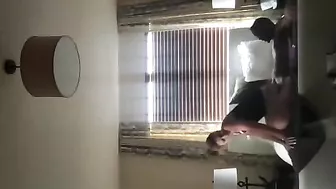 Spy on Loud Slut Amateur Sex with BBC & Big Black Cock