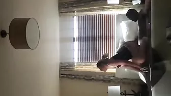 Spy on Loud Slut Amateur Sex with BBC & Big Black Cock