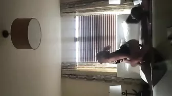 Spy on Loud Slut Amateur Sex with BBC & Big Black Cock