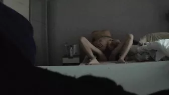 Amateur French Brunette Fucks Doggy Style with Hidden Cam