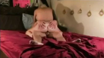 Blonde Nympho Gets Gangbanged & Double Penetrated on Hidden Cam