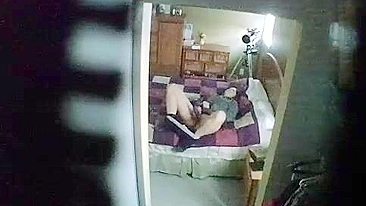 MILF Hidden Cam Masturbation with Dildo and Vibrator