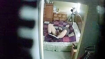 MILF Hidden Cam Masturbation with Dildo and Vibrator