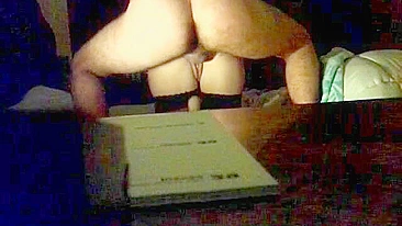 Caught on Camera! Wife Secret Doggystyle with Hubby Best Friend and his Big Dick