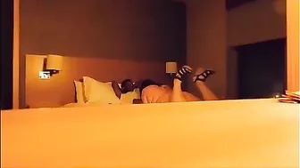 Interracial Hidden Cam Amateur Wife Moans for Big Black Cock