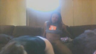 Spying on My BBC FWB - Homemade Amateur Porn with Hidden Cam