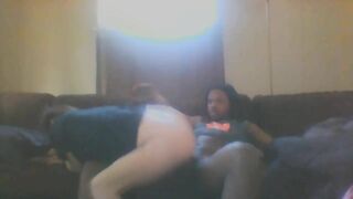 Spying on My BBC FWB - Homemade Amateur Porn with Hidden Cam