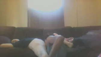 Spying on My BBC FWB - Homemade Amateur Porn with Hidden Cam