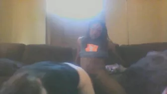 Spying on My BBC FWB - Homemade Amateur Porn with Hidden Cam