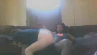 Spying on My BBC FWB - Homemade Amateur Porn with Hidden Cam