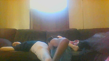 Spying on My BBC FWB - Homemade Amateur Porn with Hidden Cam