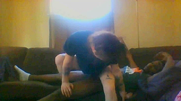 Spying on My BBC FWB - Homemade Amateur Porn with Hidden Cam